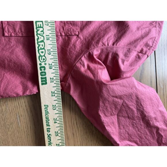 Old Navy The Cropped Shirt Women Size Medium Long Sleeve Button Down Mauve Rose - Picture 5 of 13